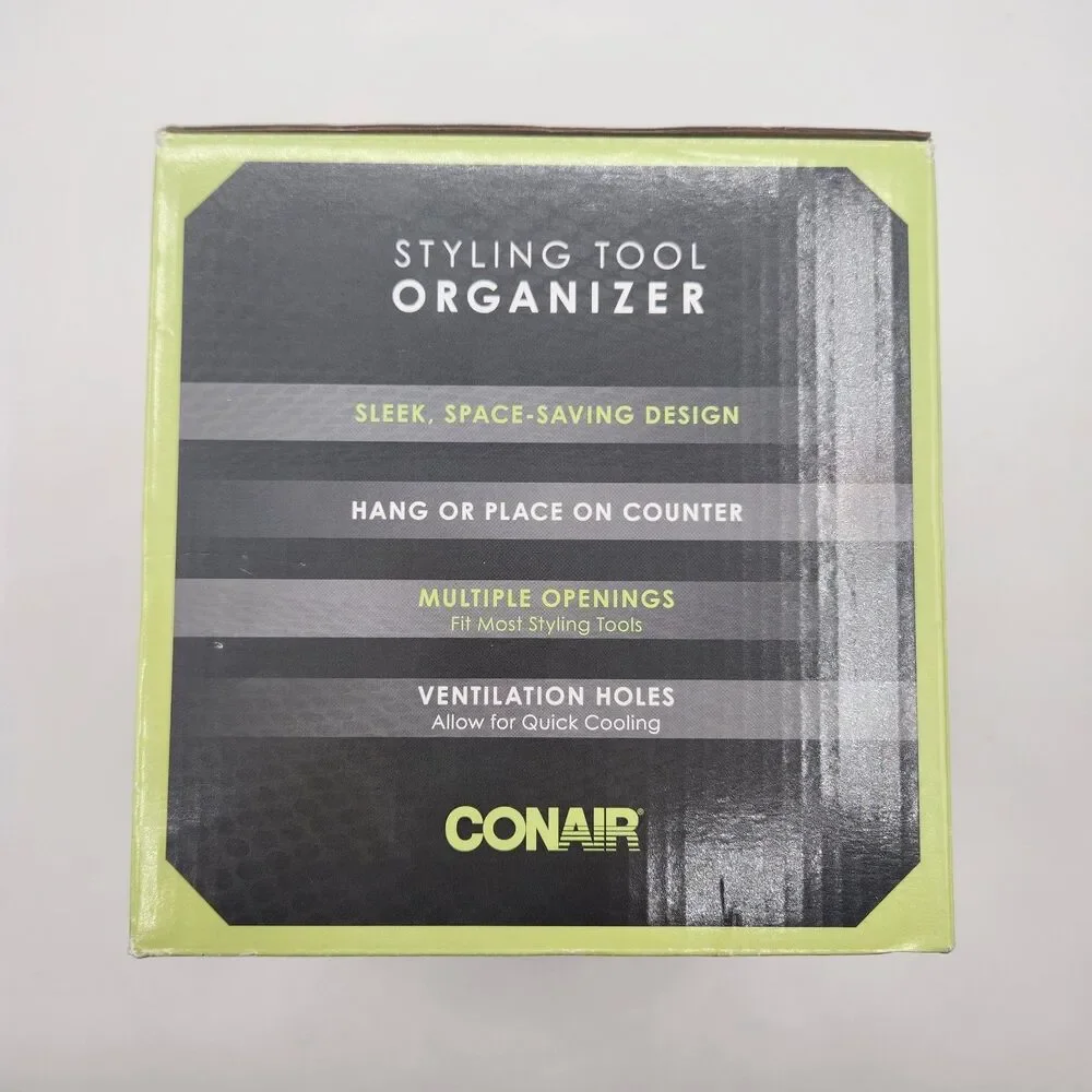 Conair Styling Tool Organizer STH1 Over Cabinet Hang or Free Stand New in Box